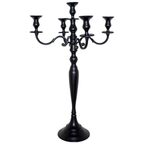Black 5arm Candelabra - dbLC003