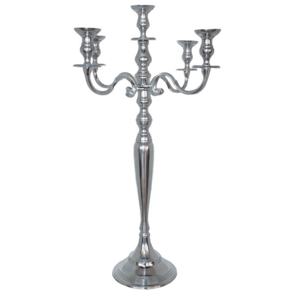 Silver 5arm Candelabra - dbLC001