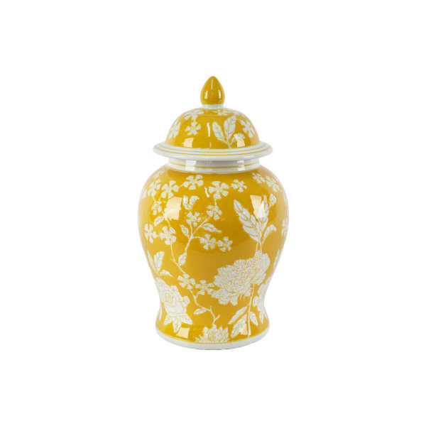 Yellow Ginger Jar Tall - dbLG005